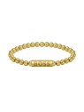 Hugo Boss Bracciale con perline placcato oro Sfera 1580666 - Lunghezza: 19 cm uomo