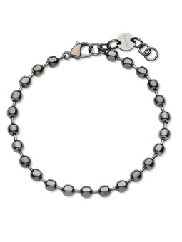 S'Agapõ Bracciale Ripple SRP68 in acciaio con perline per uomo uomo