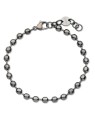 S'Agapõ Bracciale Ripple SRP68 in acciaio con perline per uomo uomo