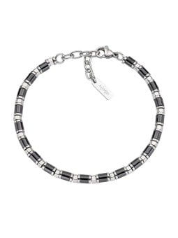Amen Bracciale da uomo in acciaio con perline ACBR1314 uomo