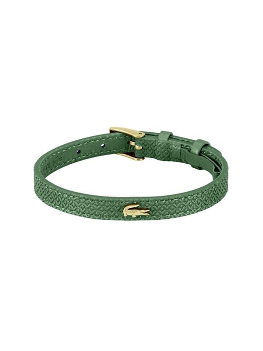 Lacoste Elegante bracciale in pelle verde Lacoste 12.12 2040391 donna