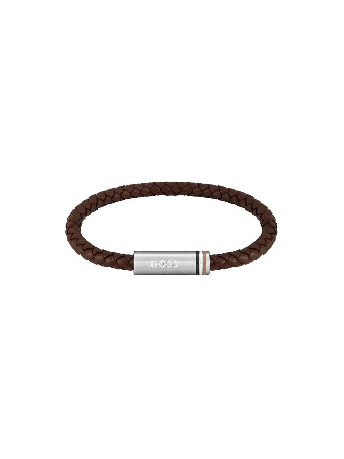 Hugo Boss Bracciale in pelle elegante Ares Single 1580623 unisex
