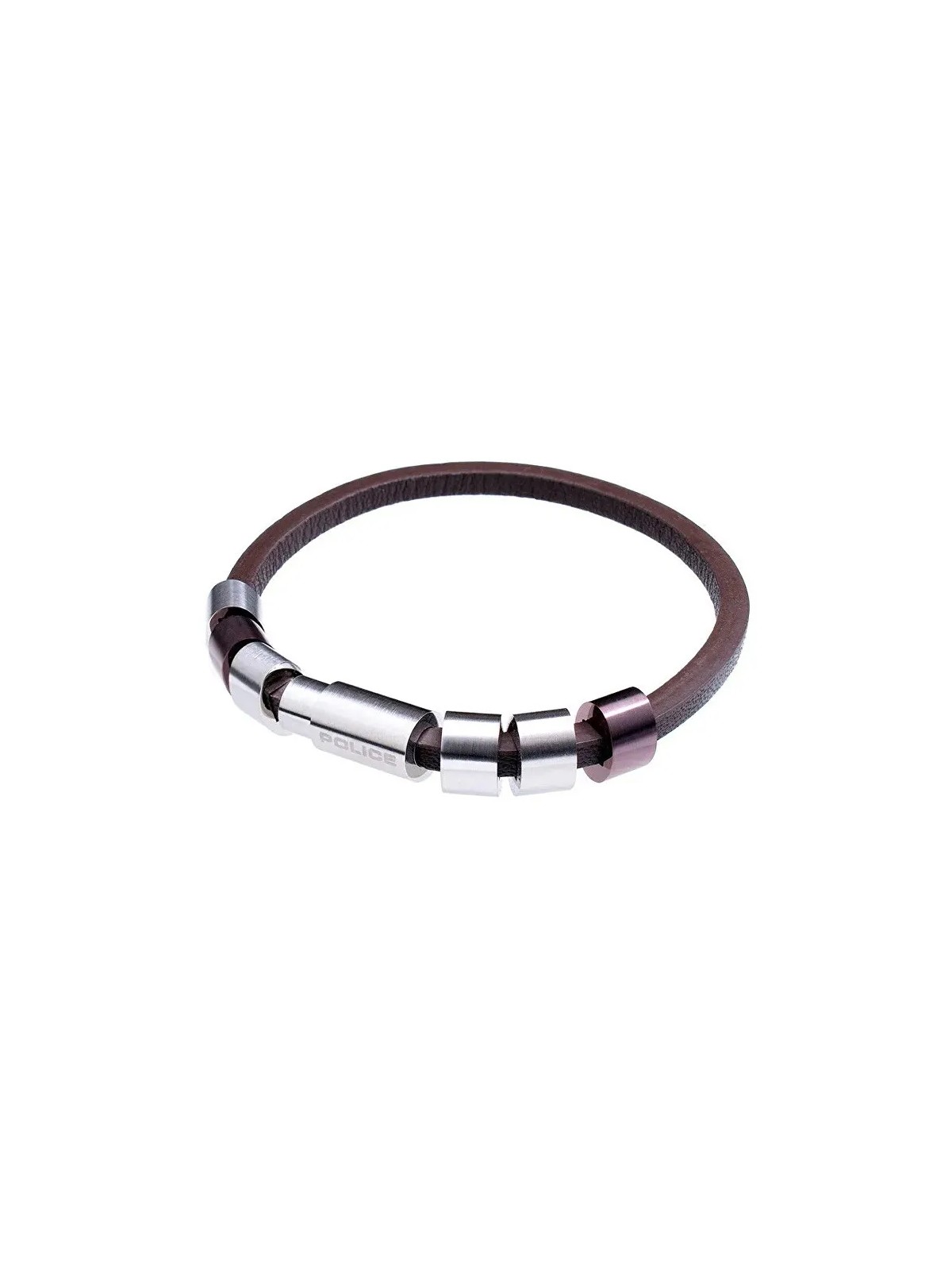 Mensola Bracciale in pelle elegante PJ22653BLC219 unisex