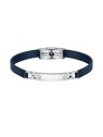 Morellato Elegante bracciale in pelle blu Moody SQH46 uomo