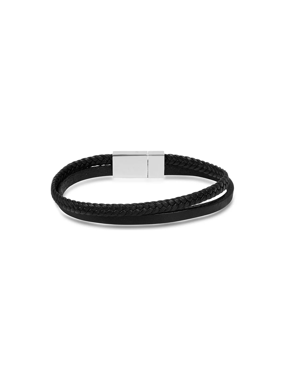 Troli Bracciale in pelle doppia uomo