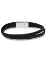 Troli Bracciale in pelle doppia uomo