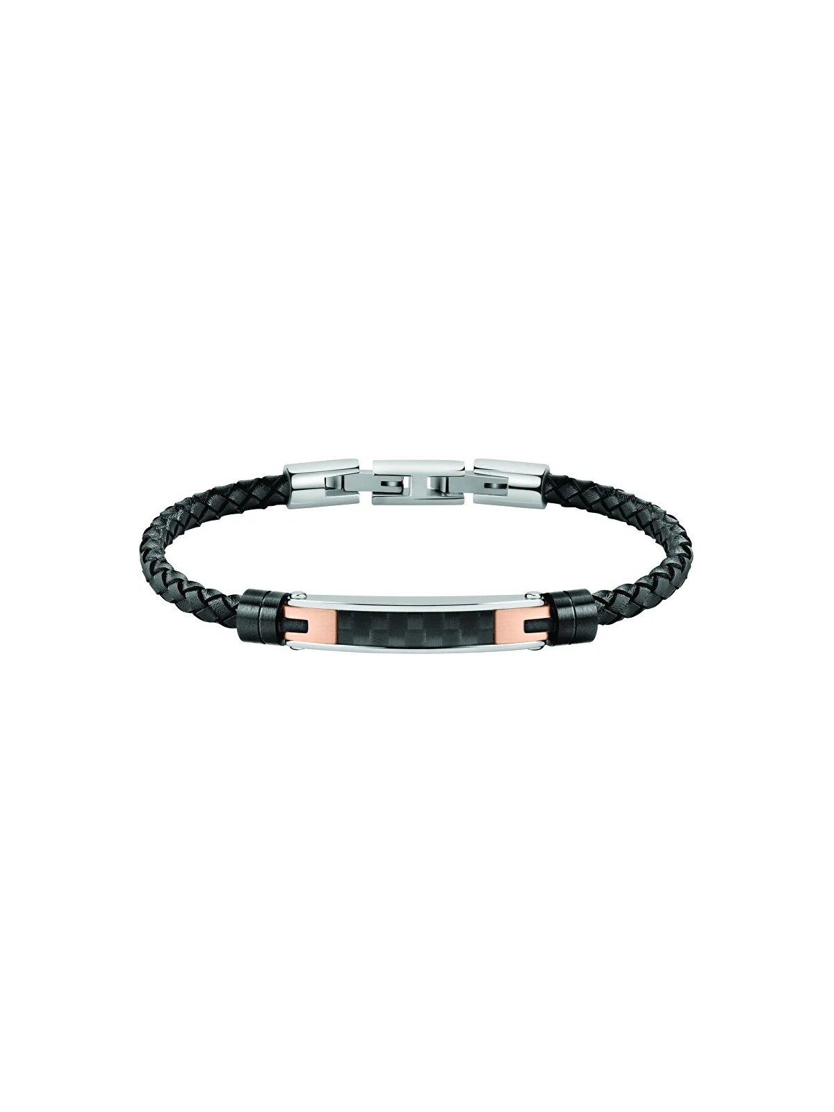 Morellato Bracciale da uomo in pelle nera Moody SQH22 uomo