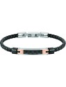 Morellato Bracciale da uomo in pelle nera Moody SQH22 uomo