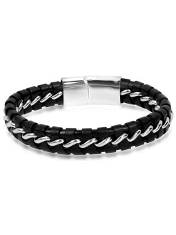 Troli Bracciale in pelle - Lunghezza: 21 cm uomo