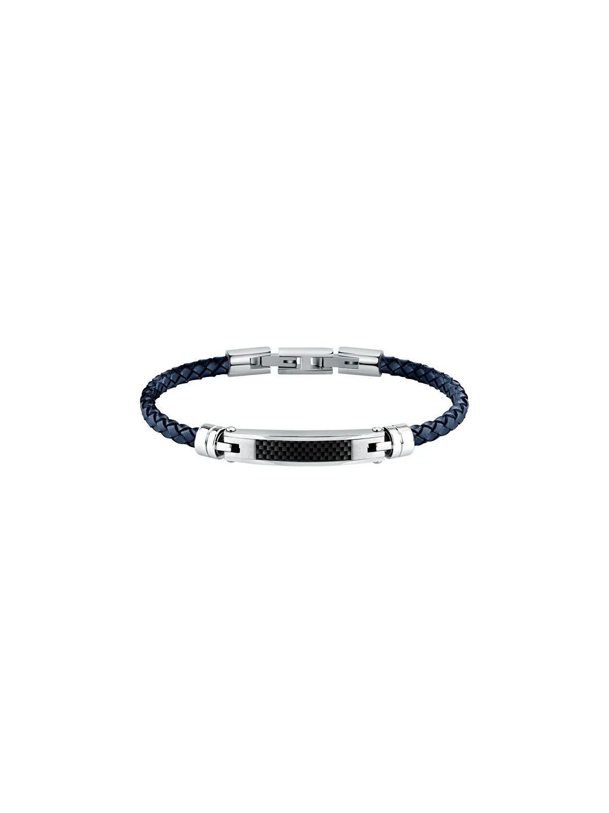 Morellato Bracciale moderno da uomo in pelle blu Moody SQH61 uomo