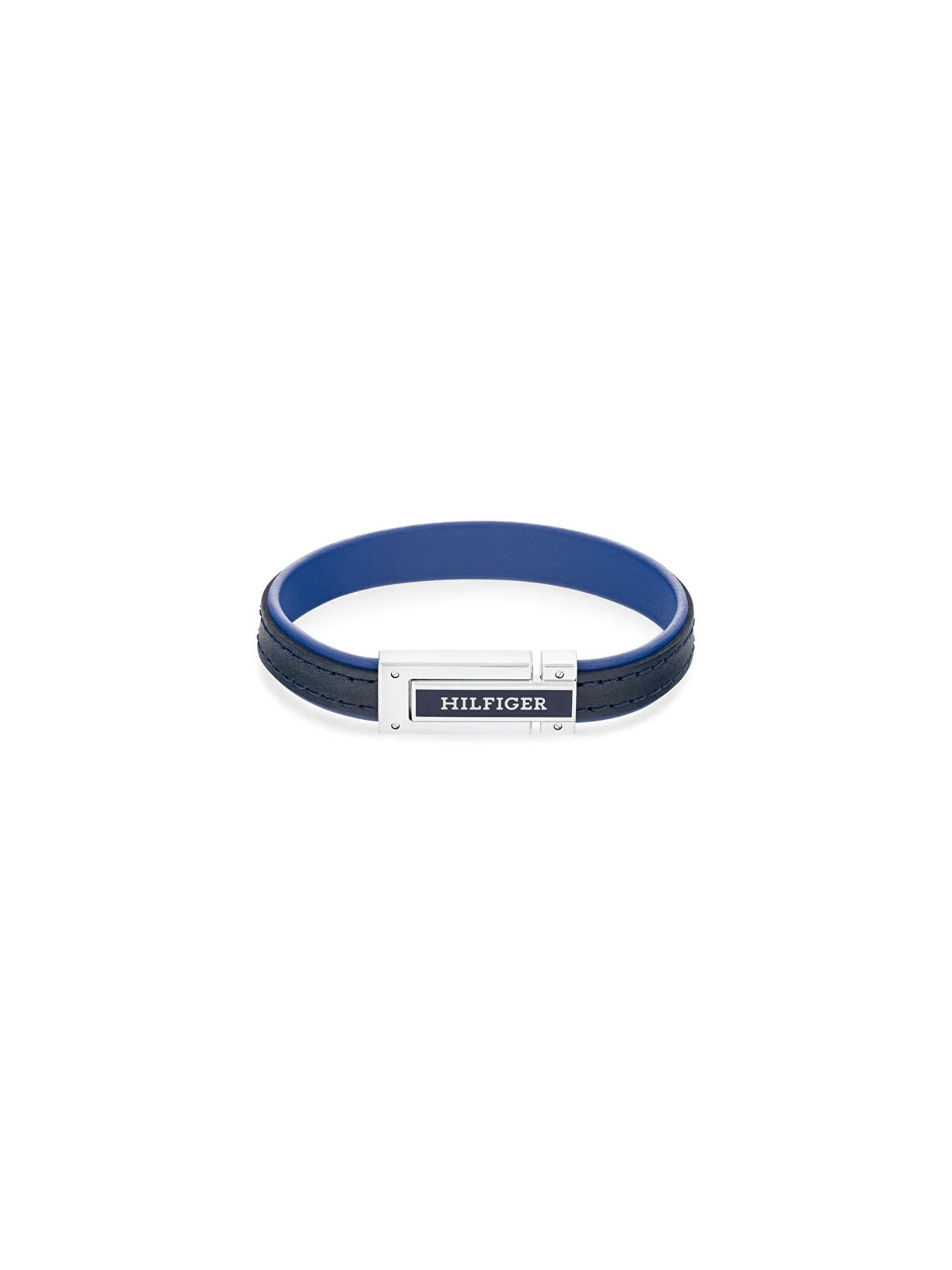Tommy Hilfiger Bracciale in pelle blu per uomo 2790558 uomo