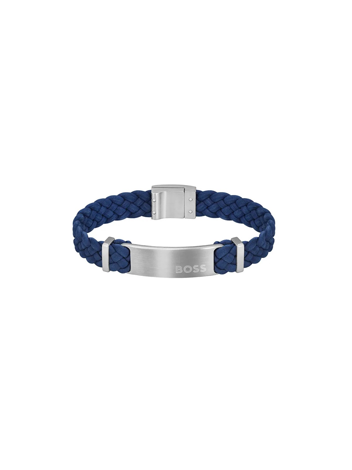 Hugo Boss Bracciale uomo in pelle scamosciata Dylan 1580609 - Lunghezza: 17.5 cm uomo