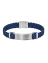 Hugo Boss Bracciale uomo in pelle scamosciata Dylan 1580609 - Lunghezza: 17.5 cm uomo