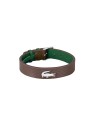 Lacoste Bracciale moderno in pelle con logo 2040388 uomo