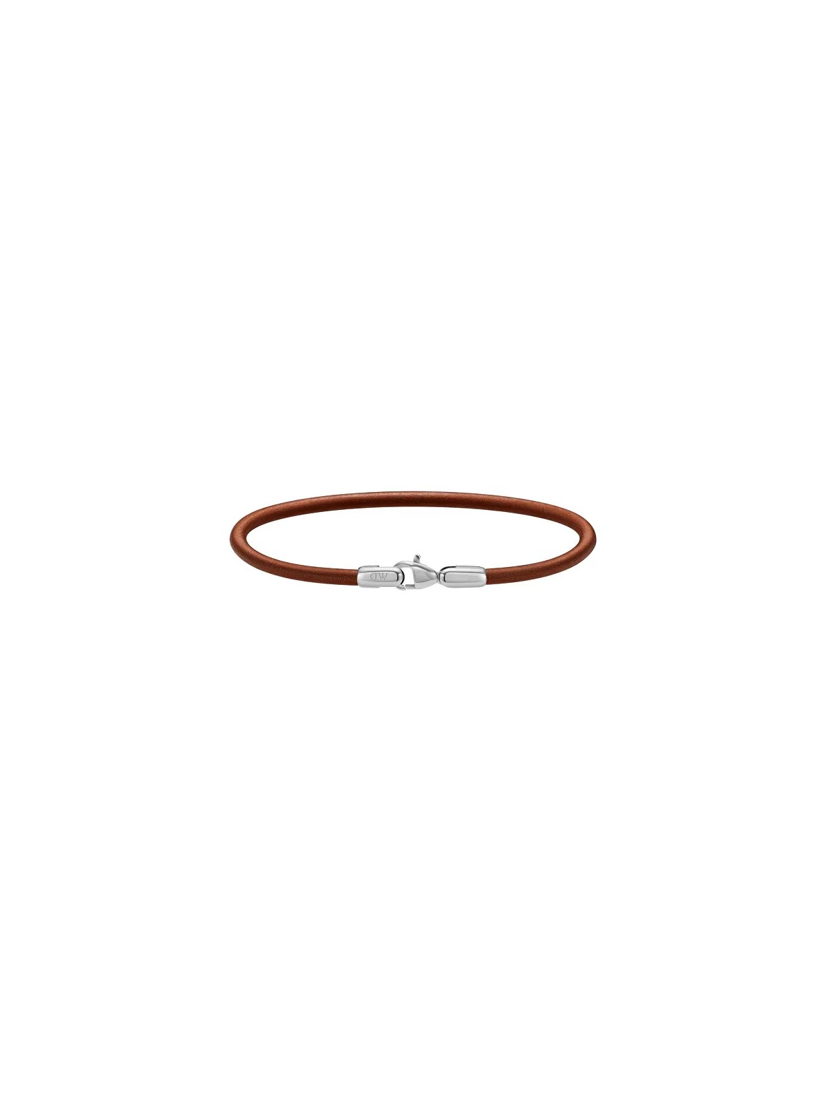 Daniel Wellington Bracciale St. Mawes Perfect Pair in pelle marrone, DW0040071 - Lunghezza: 19.5 cm uomo