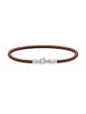 Daniel Wellington Bracciale St. Mawes Perfect Pair in pelle marrone, DW0040071 - Lunghezza: 19.5 cm uomo