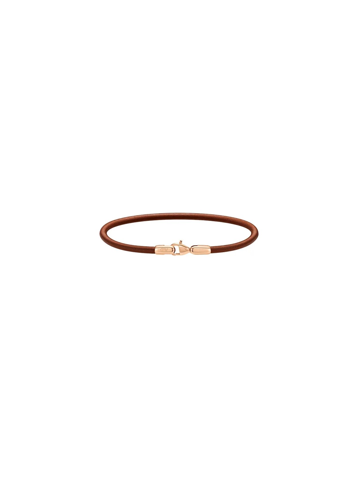 Daniel Wellington Bracciale St. Mawes Perfect Pair in pelle marrone, DW9980051 - Lunghezza: 19.5 cm uomo