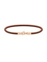 Daniel Wellington Bracciale St. Mawes Perfect Pair in pelle marrone, DW9980051 - Lunghezza: 19.5 cm uomo