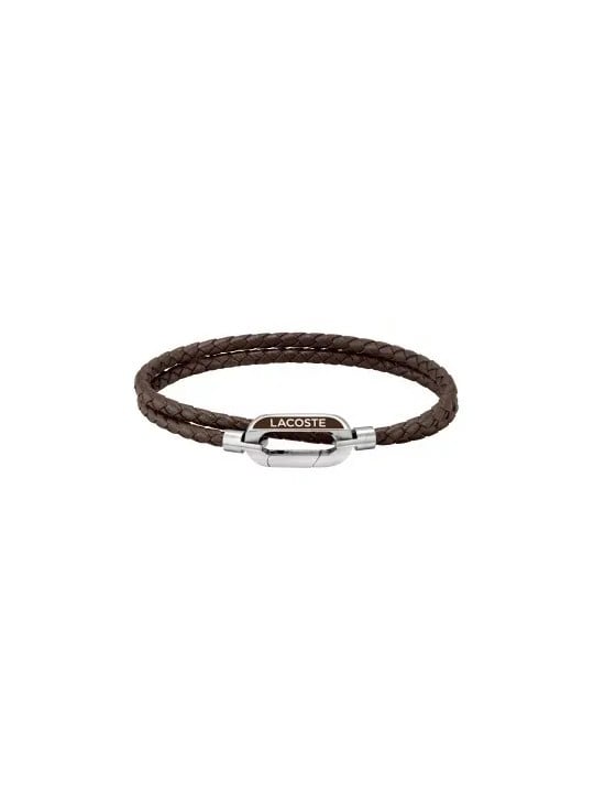 Lacoste Bracciale in pelle da uomo Starboard 2040113 uomo