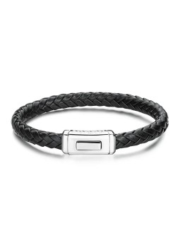 Brosway Elegante bracciale in pelle da uomo Logan BOA11 - Lunghezza: 19.5 cm uomo
