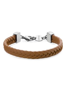 S'Agapõ Bracciale da uomo in similpelle marrone Ripple SRP74 uomo