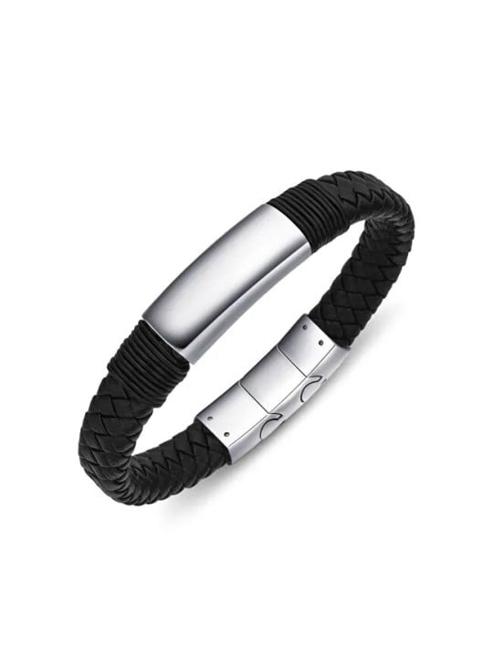 Diversi bracciale da uomo in pelle abbinato B1000158 uomo