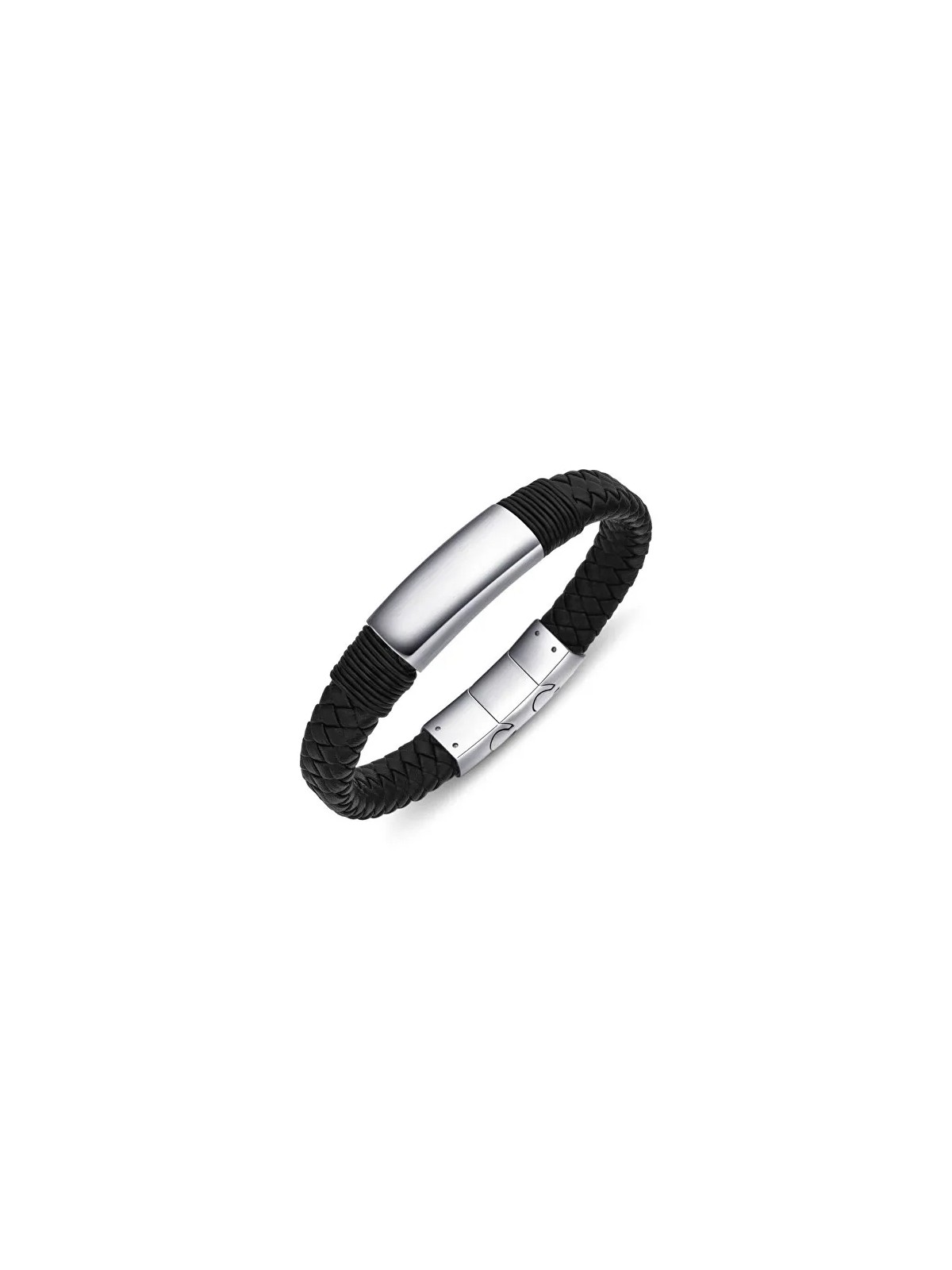 Diversi bracciale da uomo in pelle abbinato B1000158 uomo