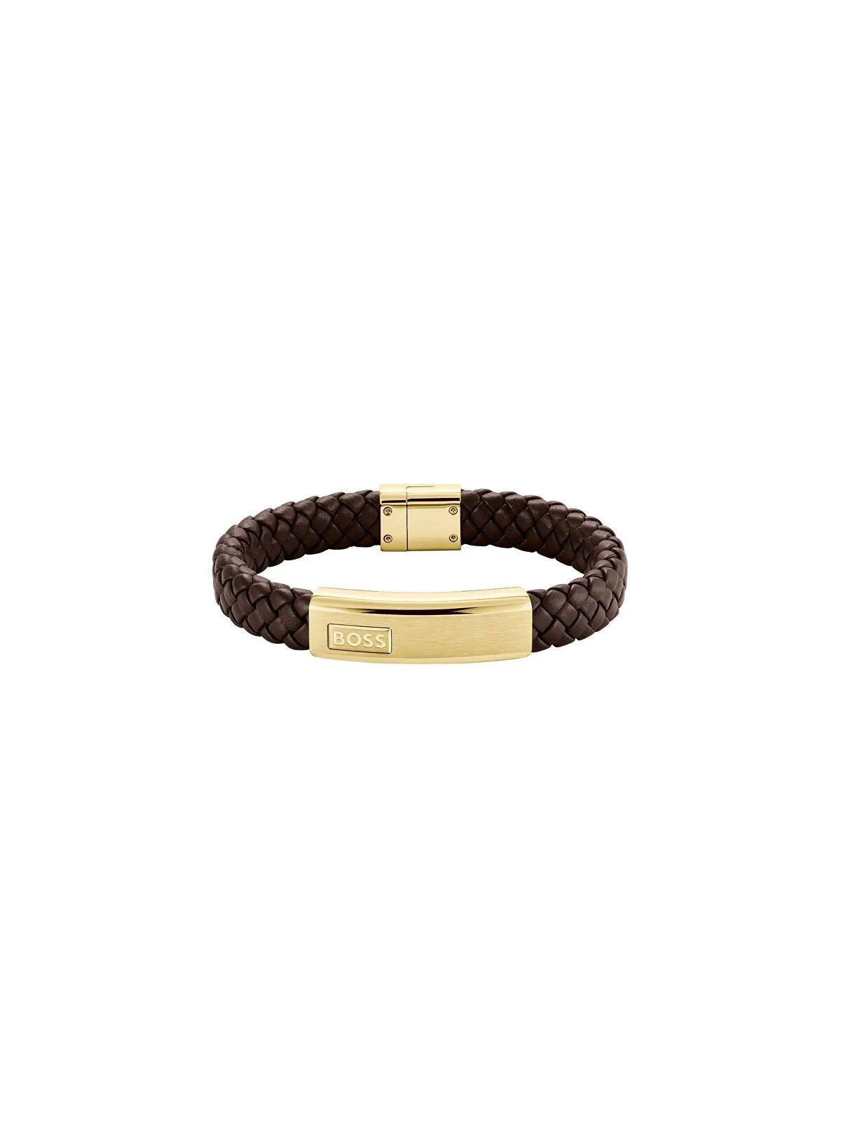 Hugo Boss Bracciale in pelle da uomo alla moda Lander 1580746M uomo