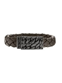 Mensola Bracciale in pelle marrone scuro per uomo S14AHW03B uomo