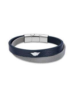 Mensola Bracciale in pelle da uomo Hardware PEAGB2119611 - Lunghezza: 19 cm uomo