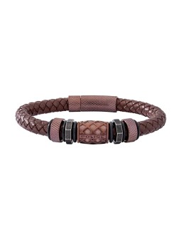Mensola Bracciale da uomo in pelle Longford Copper PJ26458BLC-02 uomo