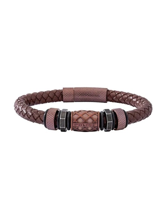 Mensola Bracciale da uomo in pelle Longford Copper PJ26458BLC-02 uomo