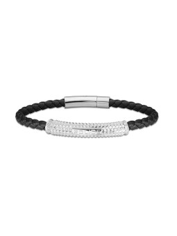 Mensola Bracciale in pelle senza tempo Hardware PEAGB2214901 uomo