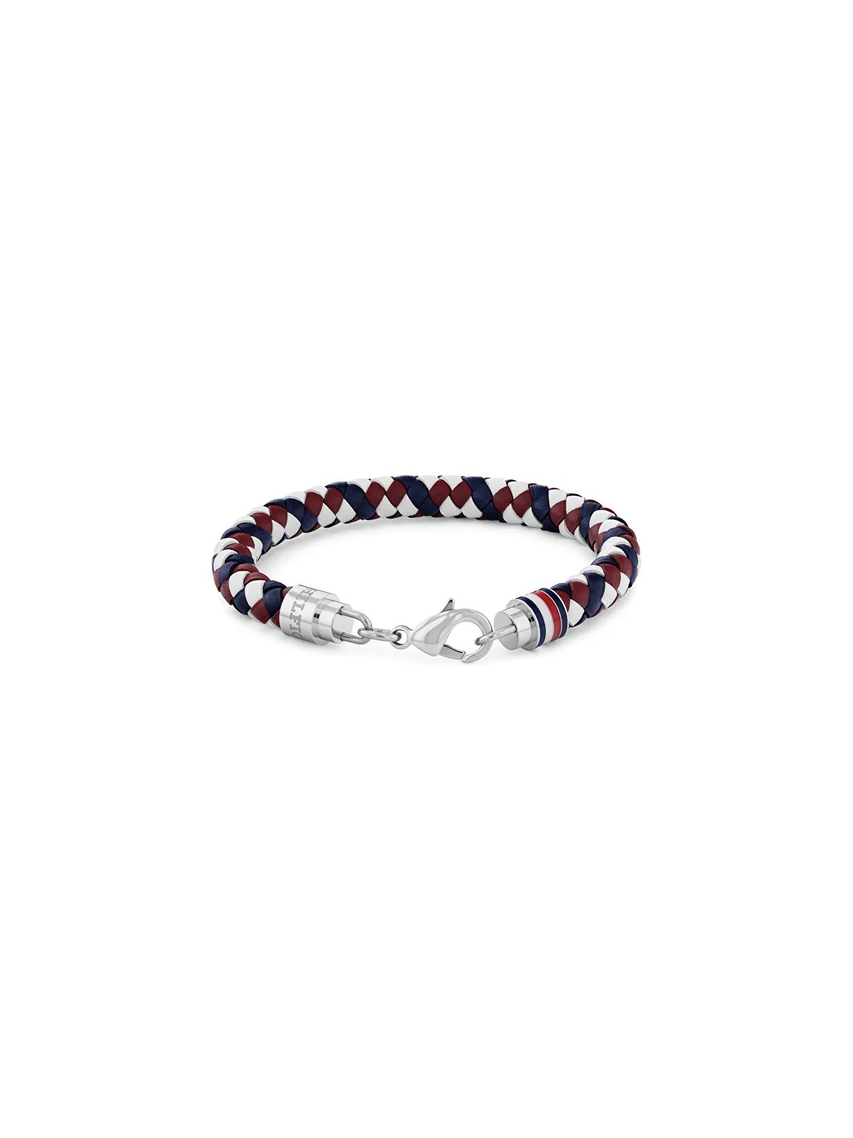 Tommy Hilfiger Bracciale tricolore in pelle per uomo Tyson 2790633 uomo