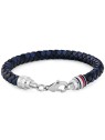 Tommy Hilfiger Bracciale in pelle alla moda per uomo Tyson 2790634 uomo