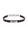 Trussardi Bracciale da uomo in pelle marrone T-Leather TJAXZ07 uomo