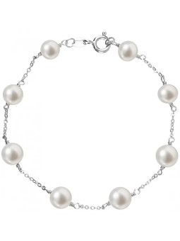 Evolution Group Bracciale in argento con perle vere Pavon 23008.1 donna