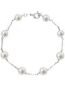 Evolution Group Bracciale in argento con perle vere Pavon 23008.1 donna