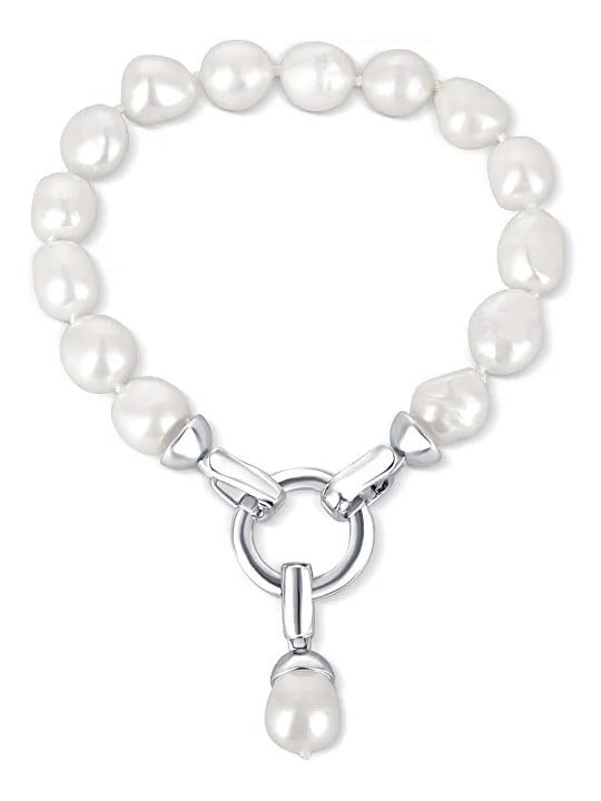 JwL Luxury Pearls Bracciale in vere perle bianche JL0560 donna