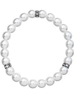 Evolution Group 33017.1 bracciale di perle bianche donna