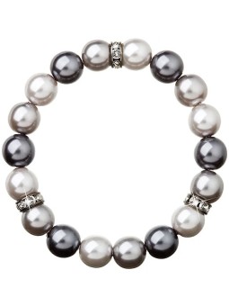 Evolution Group 33061.3 bracciale di perle grigie da donna