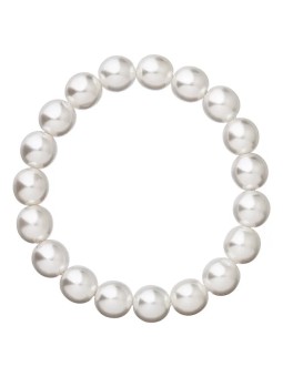 Evolution Group Elegante bracciale di perle 56010.1 bianco donna