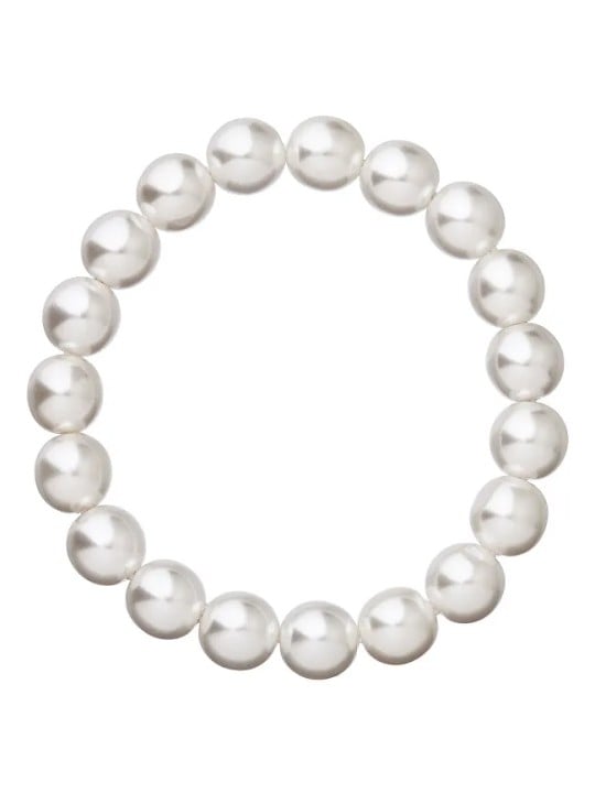 Evolution Group Elegante bracciale di perle 56010.1 bianco donna