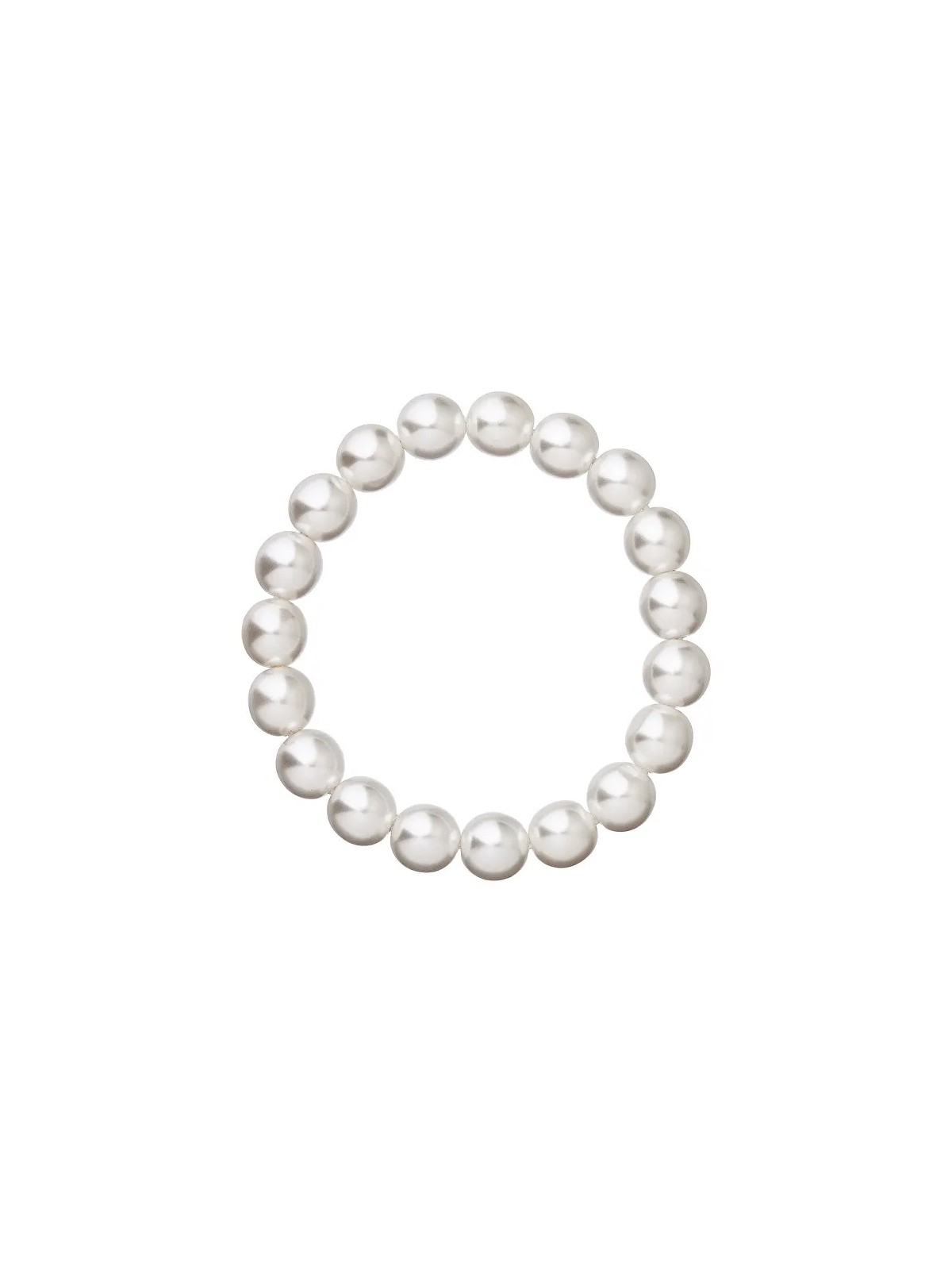 Evolution Group Elegante bracciale di perle 56010.1 bianco donna
