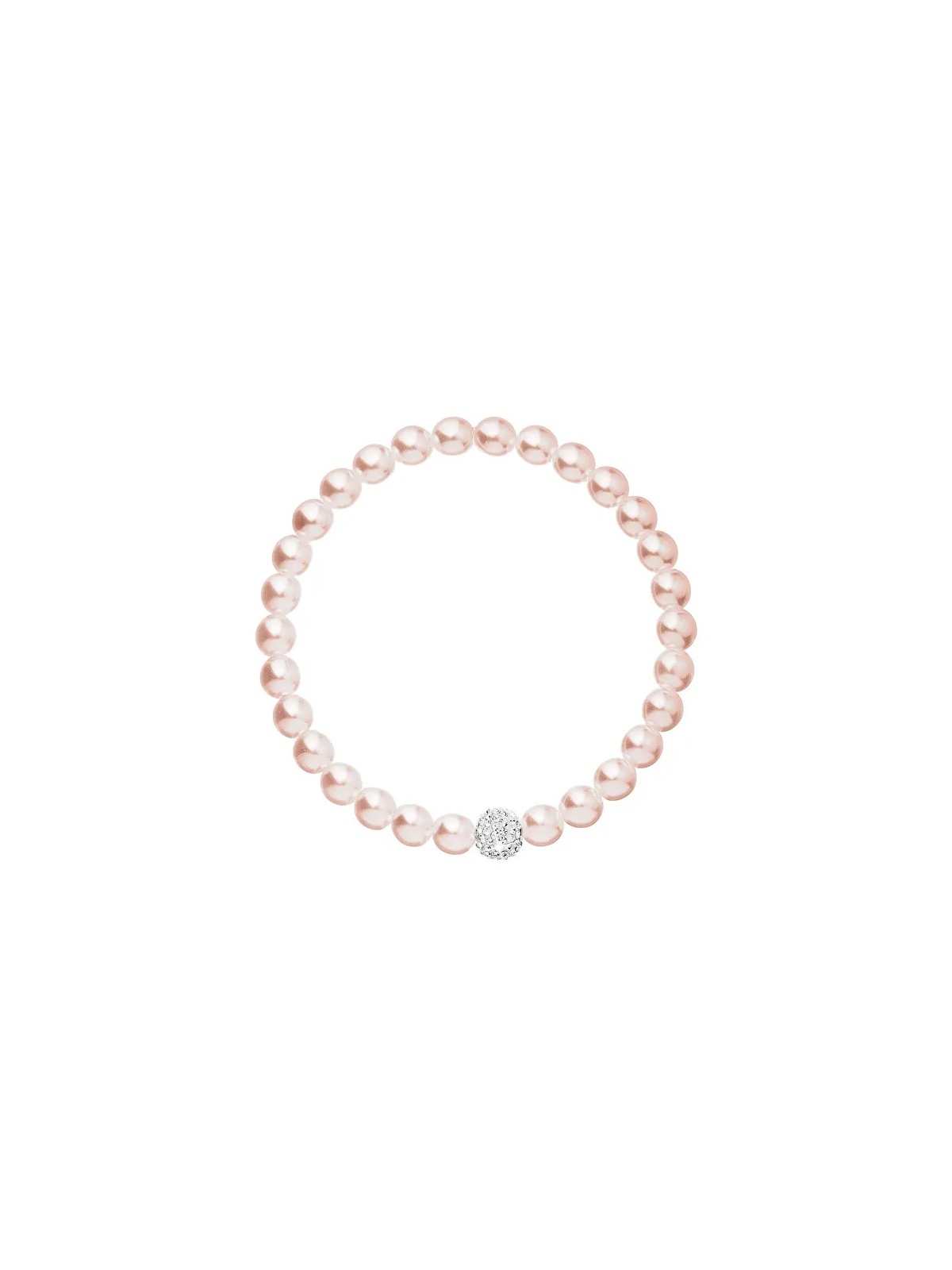 Evolution Group Bracciale romantico con perline e cristilla Preciosa 33115.3 donna