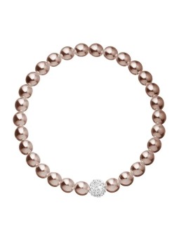 Evolution Group Bracciale di perle di lusso con cristilla Preciosa 33115.3 donna