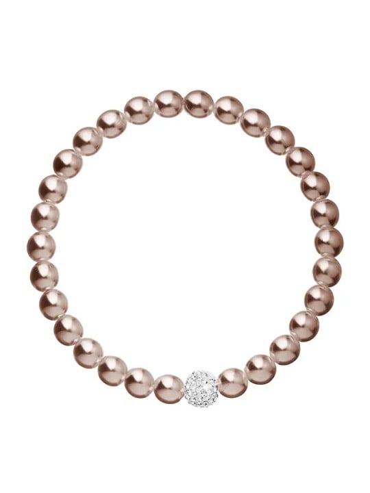 Evolution Group Bracciale di perle di lusso con cristilla Preciosa 33115.3 donna