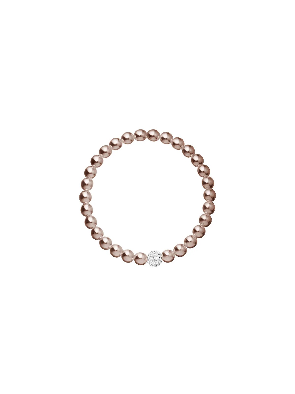 Evolution Group Bracciale di perle di lusso con cristilla Preciosa 33115.3 donna