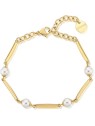 Brosway Affascinante bracciale placcato oro con perle BFF165 donna