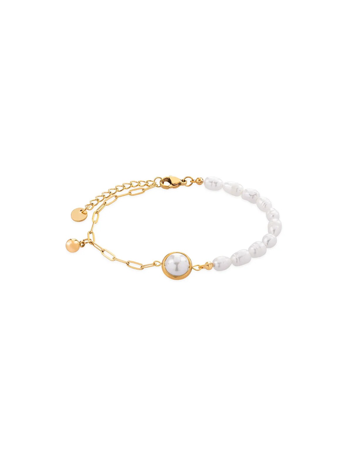 Troli Braccialetto di perle placcato oro VGS1299G-1 donna